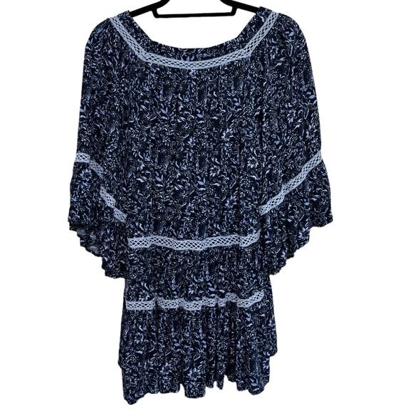 Free People Talk About It Tunic in Midnight Combo - Size S - Picture 2 of 7